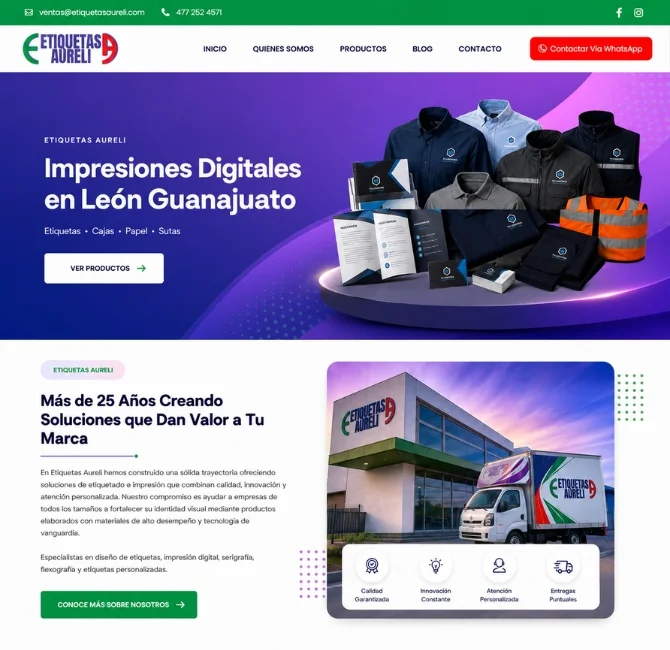 páginas web leon gto